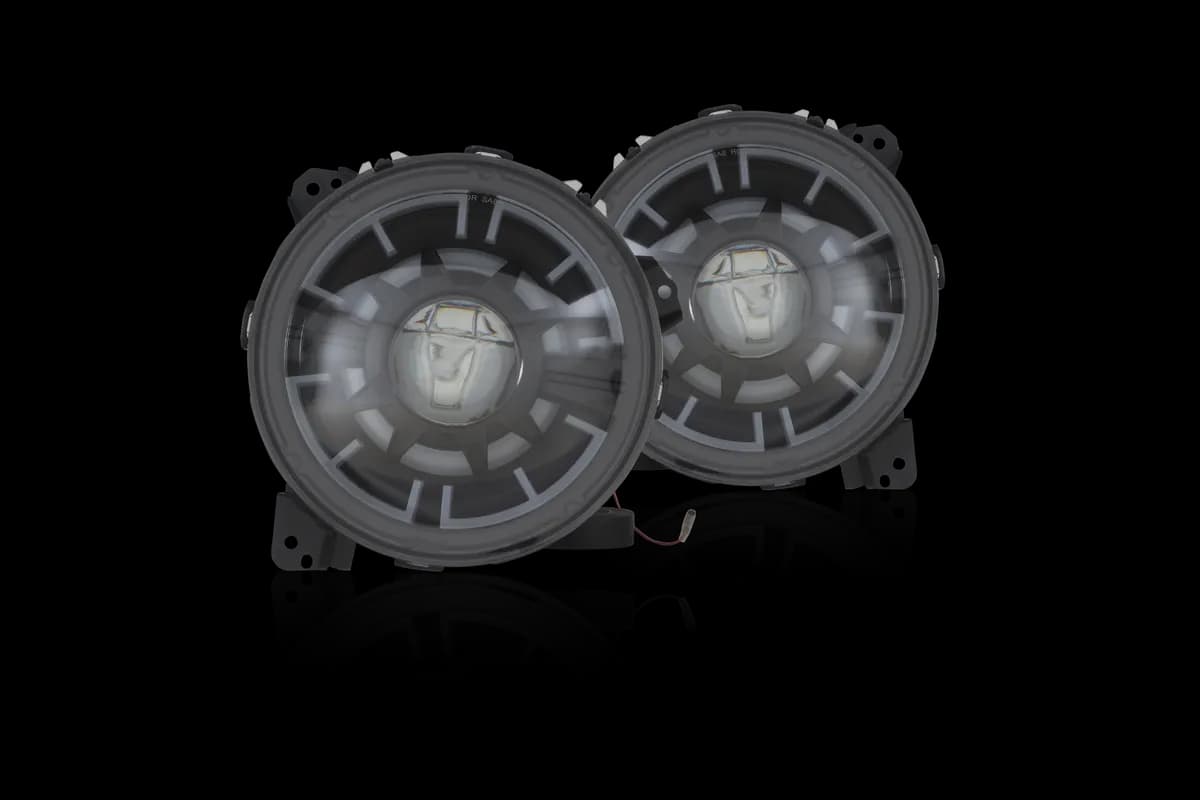 Attica 4x4 CHATT0657-BC 2018-24 Jeep Wrangler JL / 2019-24 Jeep Gladiator JT Arc Series LED Headlights