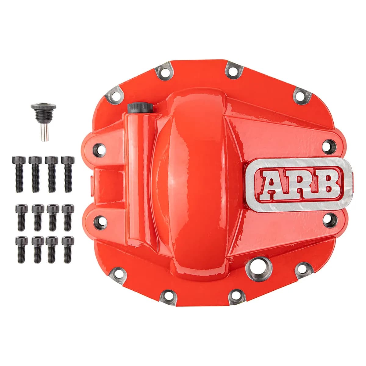 ARB Front Dana 44 M210 Diff Cover - Red - JT/JL