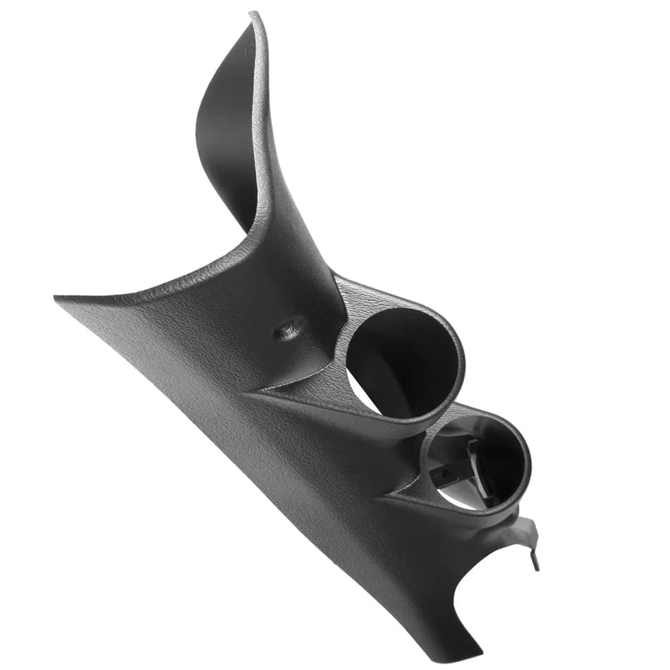 15c Mustang (Coupe) 21/16in Replacement Dual Apillar Gauge Mount Black Text