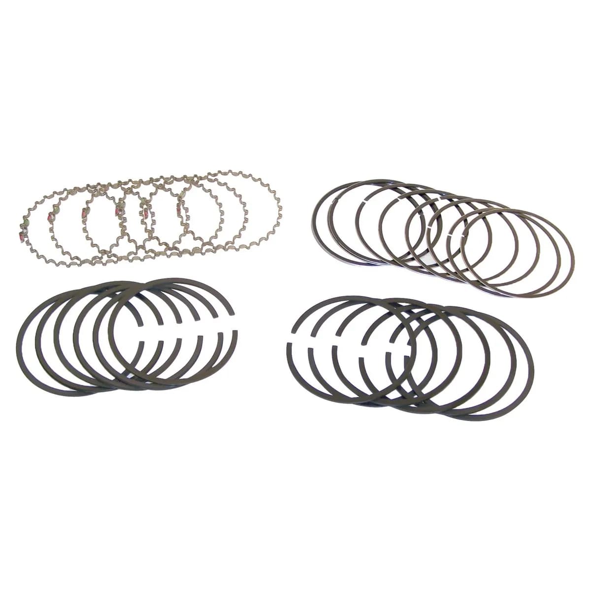 1987-1992 MJ Comanche;1987-1995 XJ Cherokee;1991-1995 YJ Wrangler;1993-1995 ZJ Grand Cherokee;w/ 4.0L Engine; Standard Size Piston Ring Set (for 6 Pistons)