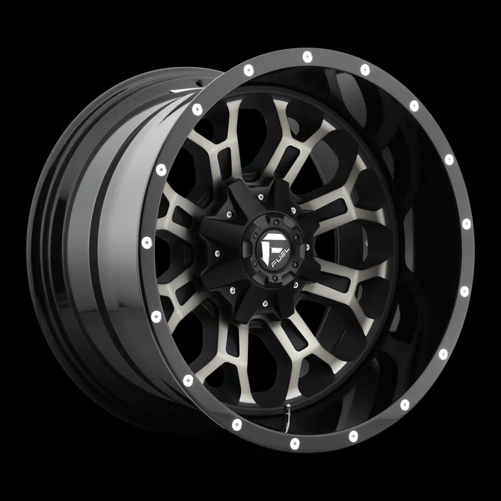 Crush 18x9 6x120.006x139.70 Gloss Machined Double Dark Tint 19 mm
