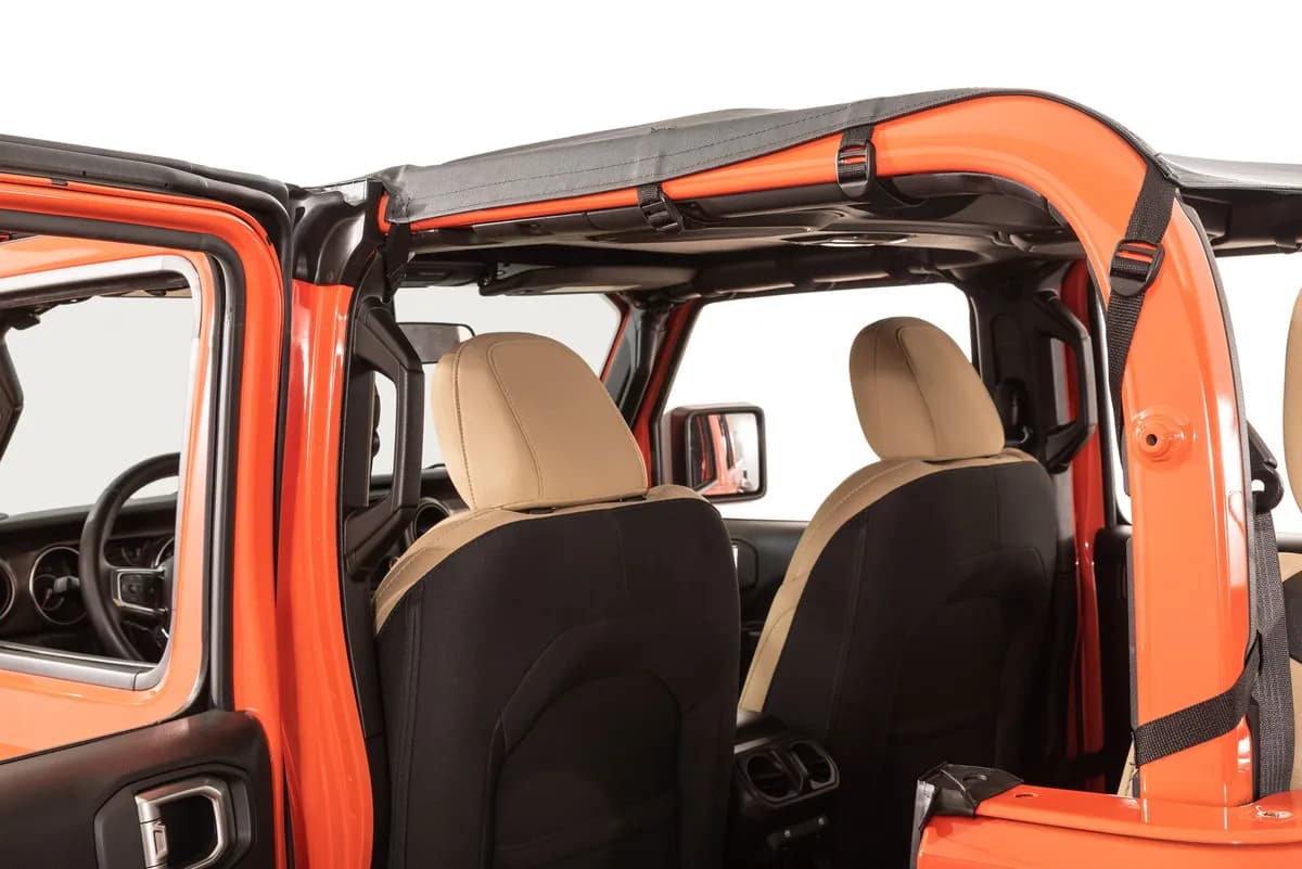 Bimini Top Plus 2020-2023 Jeep JT Gladiator 4Dr Black Diamond