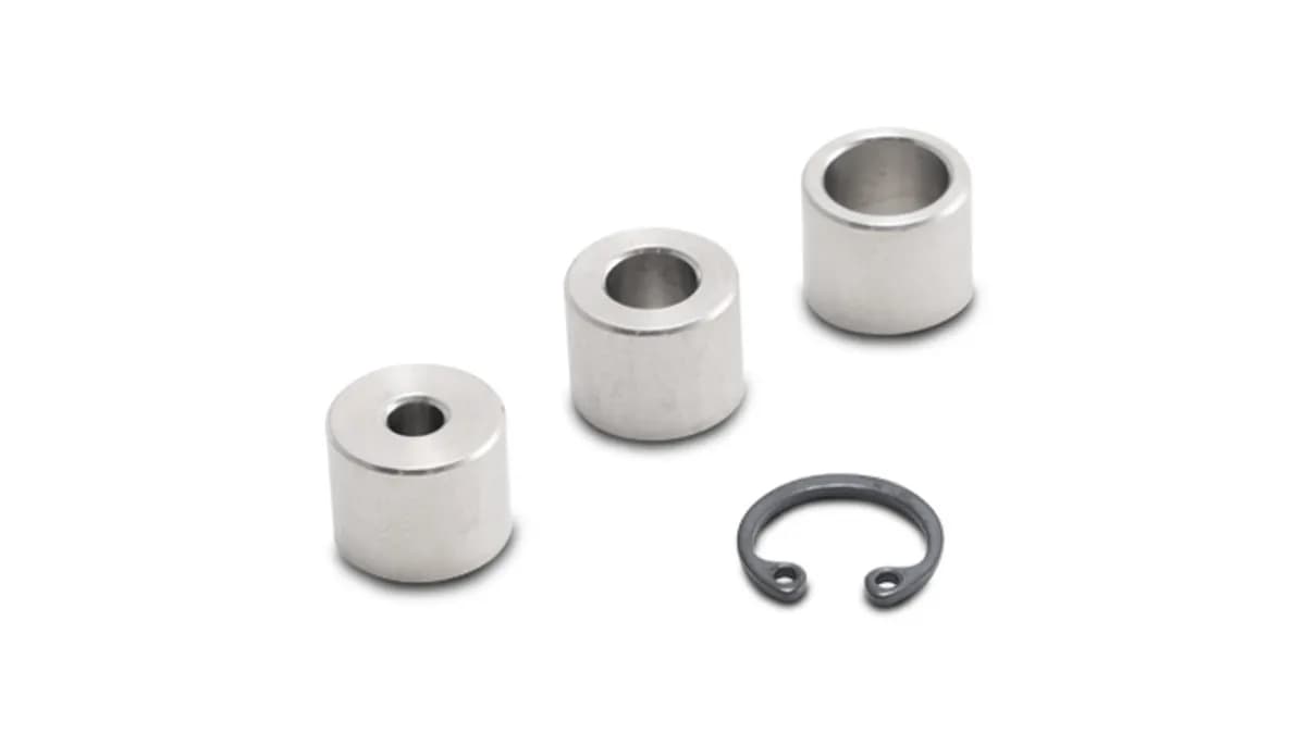 Fitting Kit; M18 x 1.5 Thread Size; 1 Pack; 304 Stainless Steel; 9mm OD; w/C-Clip;