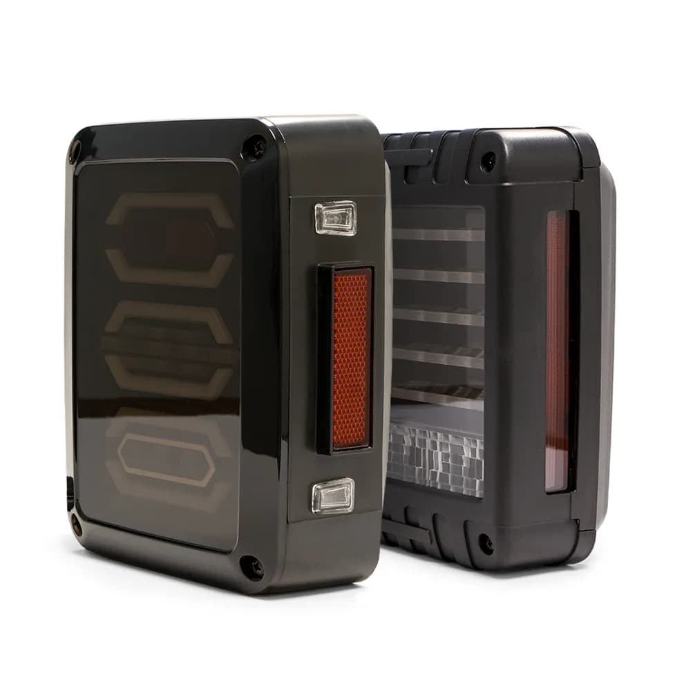 DV8 Offroad Octagon LED Tail Light - Pair - JK