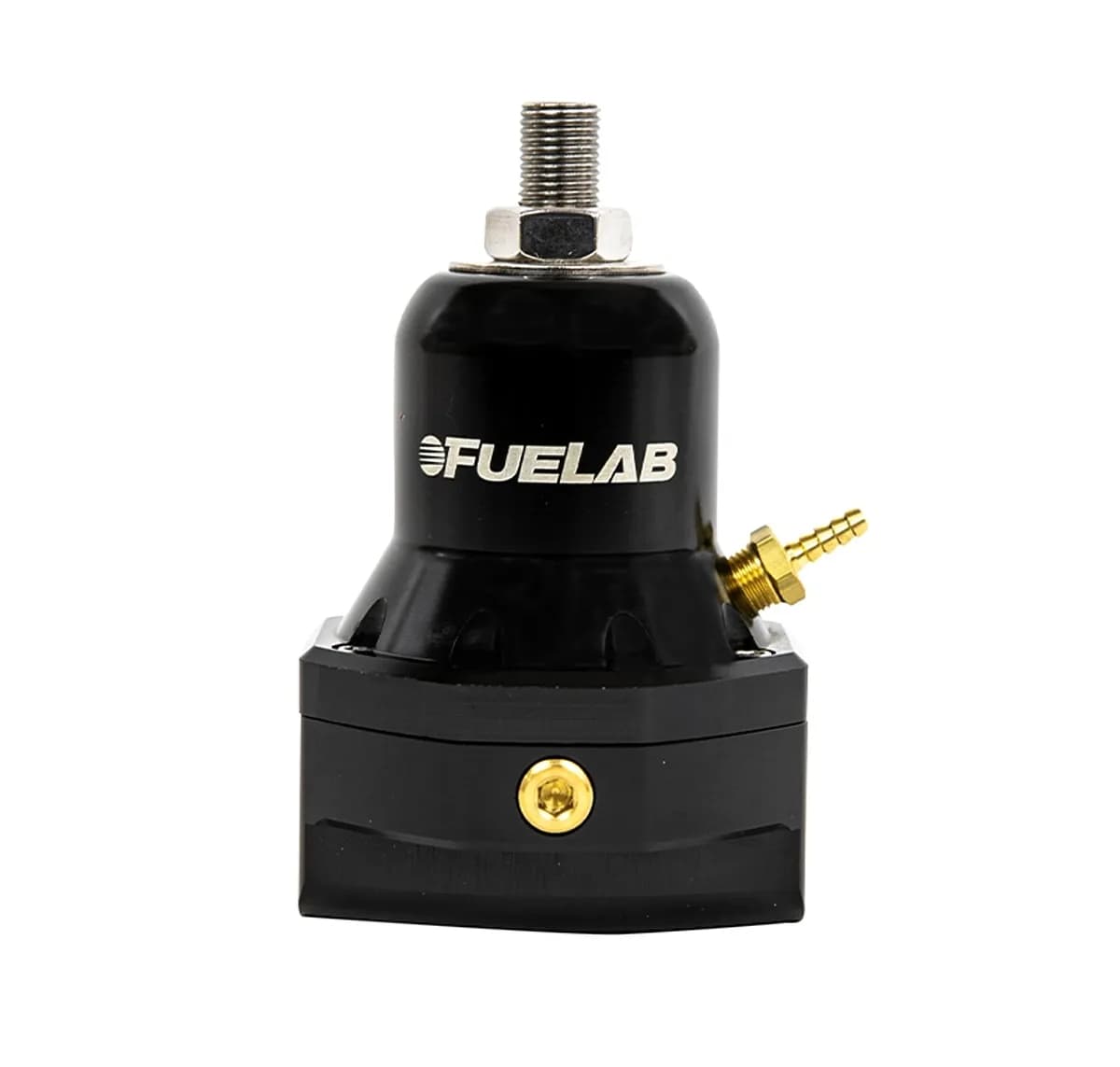 Universal EFI Electronic Fuel Injection Adjustable Fuel Pressure Regulator 40-80 psi 2 -10an Inlets 1 -10an Return Max Flow Bypass Black Fuelab