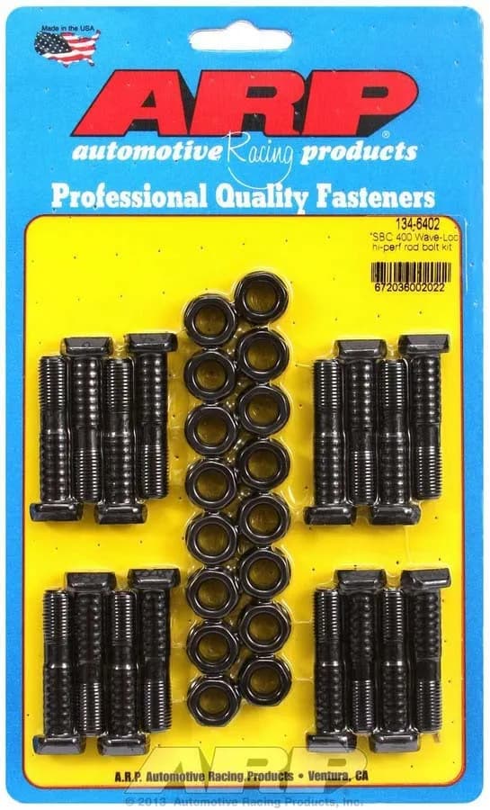 SB Chevy 400 wave-loc hi-perf rod bolt kit