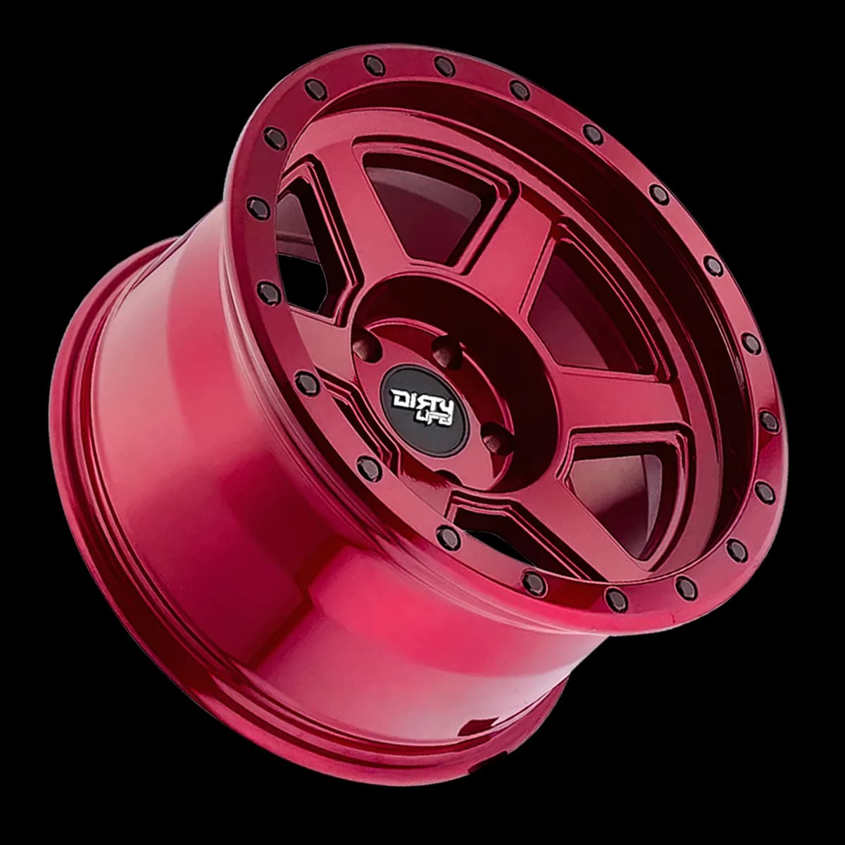 Dirty Life Race Wheels Compound 9315 Crimson Candy Red 20X10 8-170 -25Mm 125.2Mm