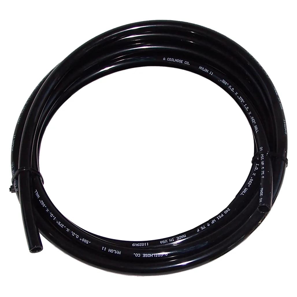 High Pressure Air Line; 1/2 in. OD High Pressure Tubing; 12 ft.; 250 PSI Working Pressure;