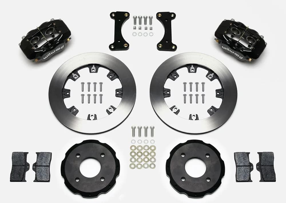 2002 - 2006 Mitsubishi Forged Dynalite Big Brake Front Brake Kit (Hat) - 140-7015