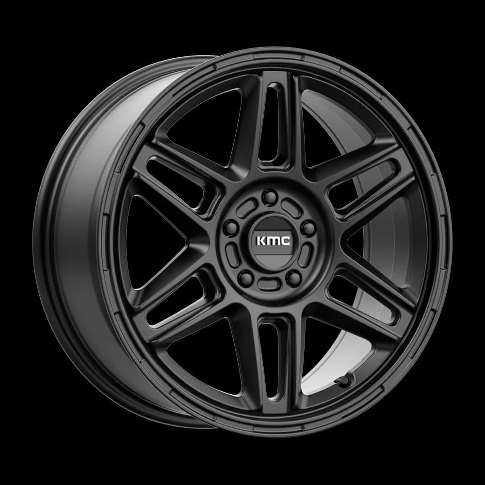Kmc Km716 Nomad 17x8 38 5x4.25 Satin Black