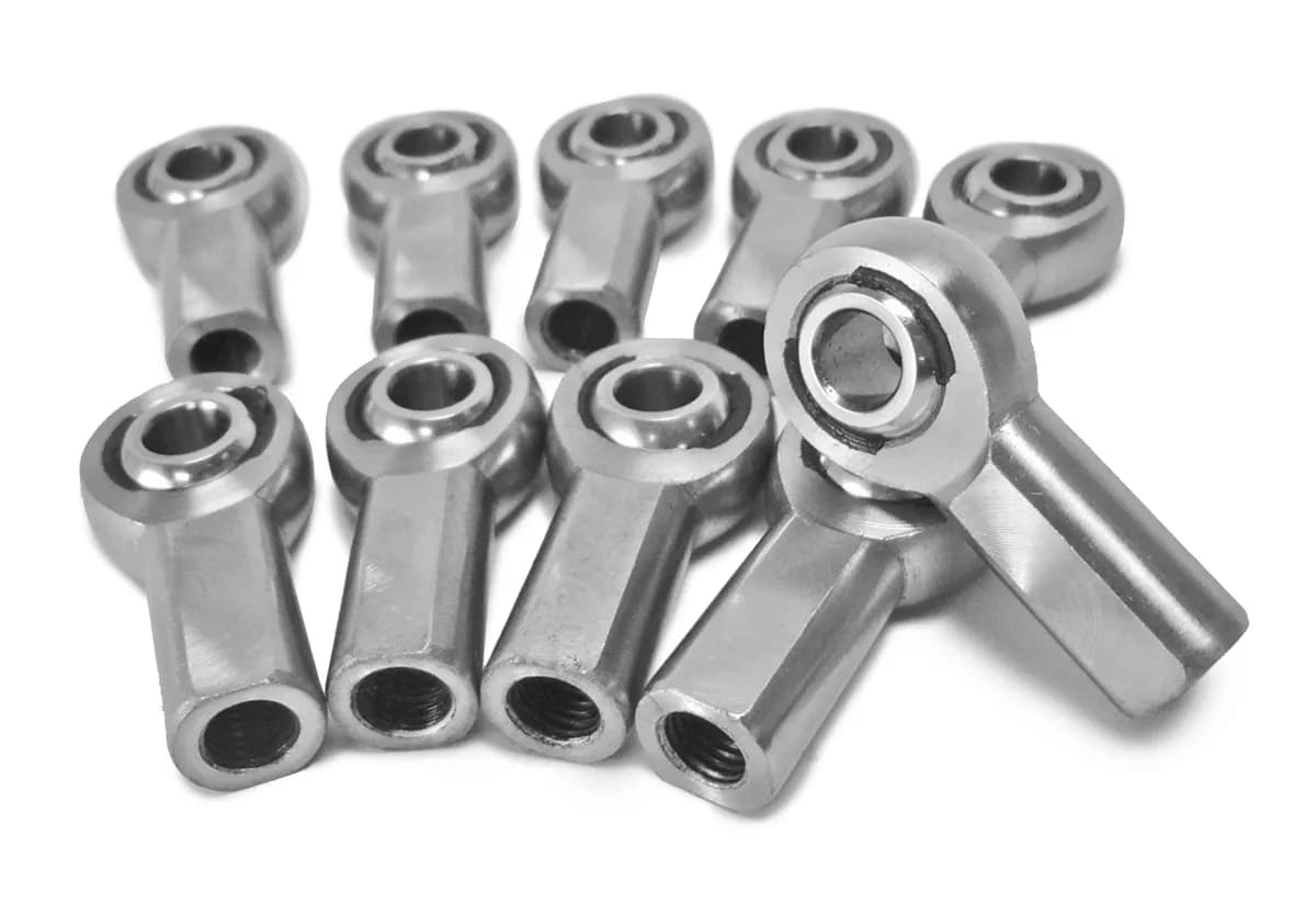 Inch Female Carbon Steel, Nylon Race 5/16-24 RH 10 Pack