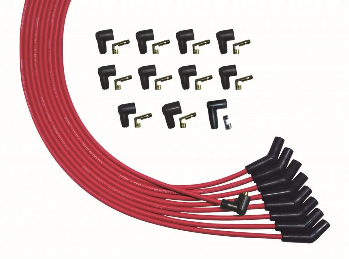 Wire Set Ultra v8 135 Deg Plug Non Hei Unsleeved Red Wire