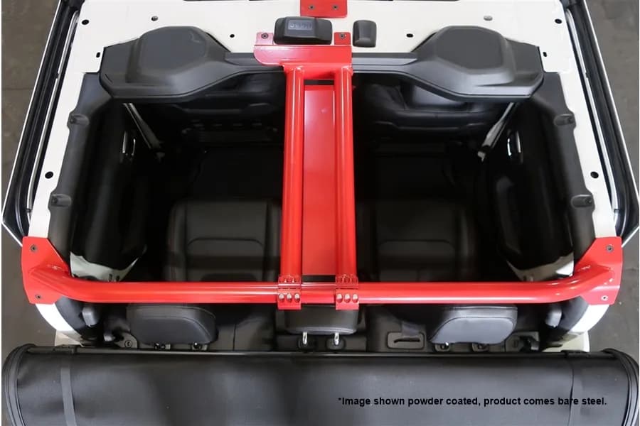 Rock Hard 4x4 Rear Cage Brace System - Bare - JT