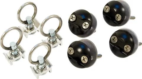 Versatie Anchor Plate Assembly 4 Pack (1/4in x 1.5in Stainless Fasteners)