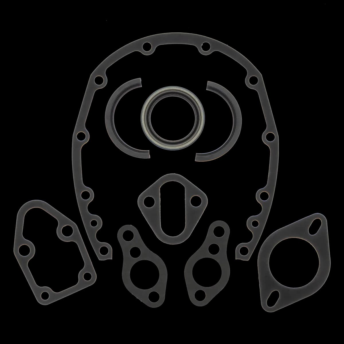 Sbbk Chev sb v8 262-400 1958-85 2pc Srms (Engine Short Block Base Kit)