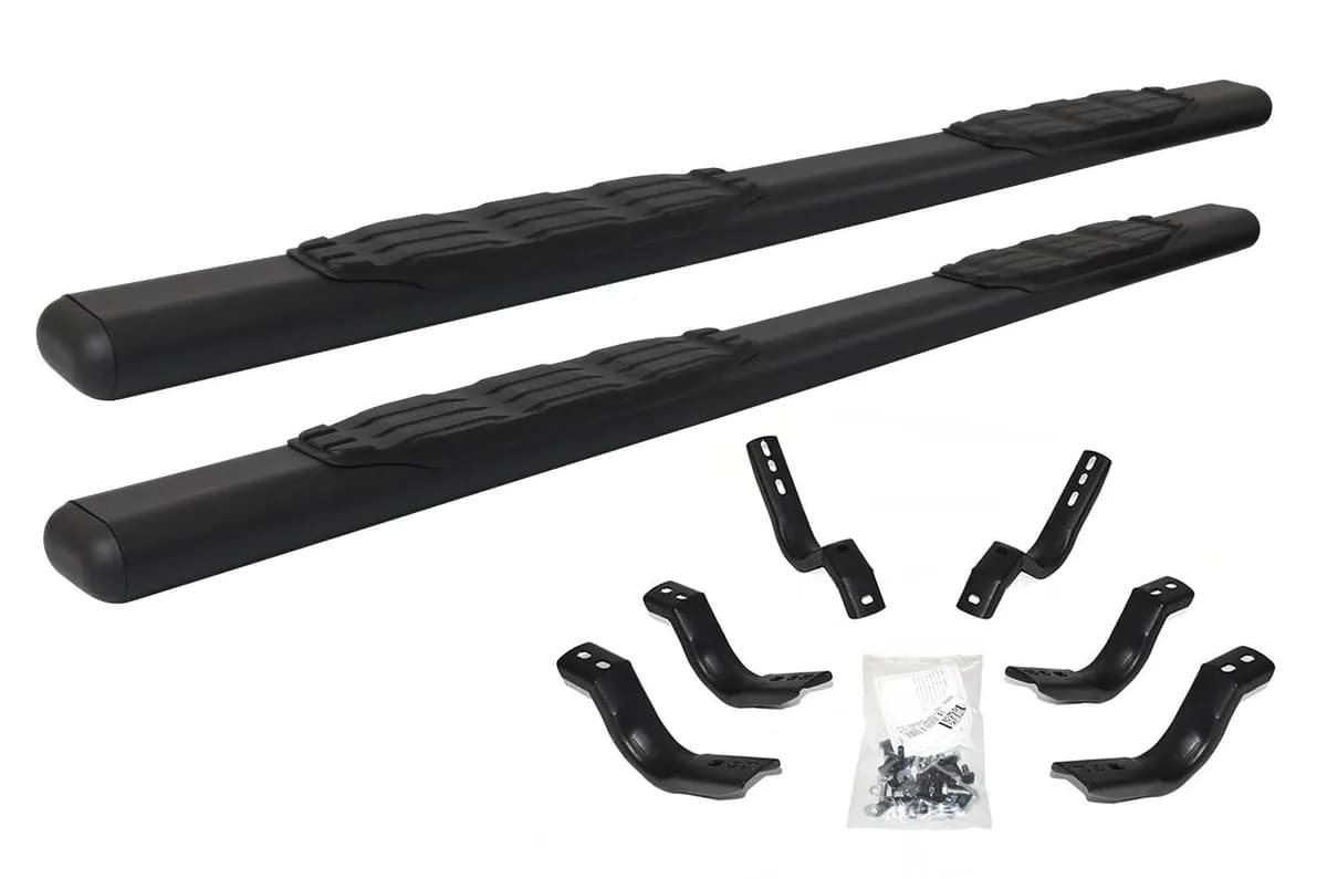 Go Rhino 105404387T - 5 1000 Series Side Steps with Mounting Brackets Kit - Textured Black