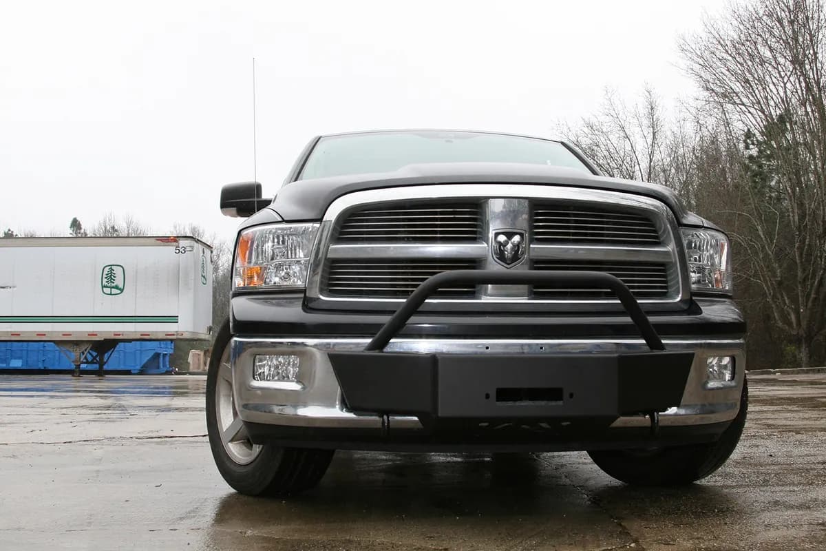 0318 RAM 2500/3500(19 Classic) Winch Mount Matte Black