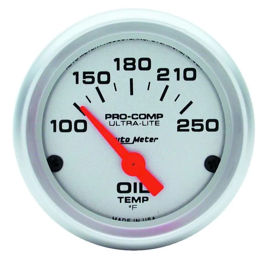 2-1/16 In. Oil Temperature, 100-250 Fahrenheit, Ultra-Lite