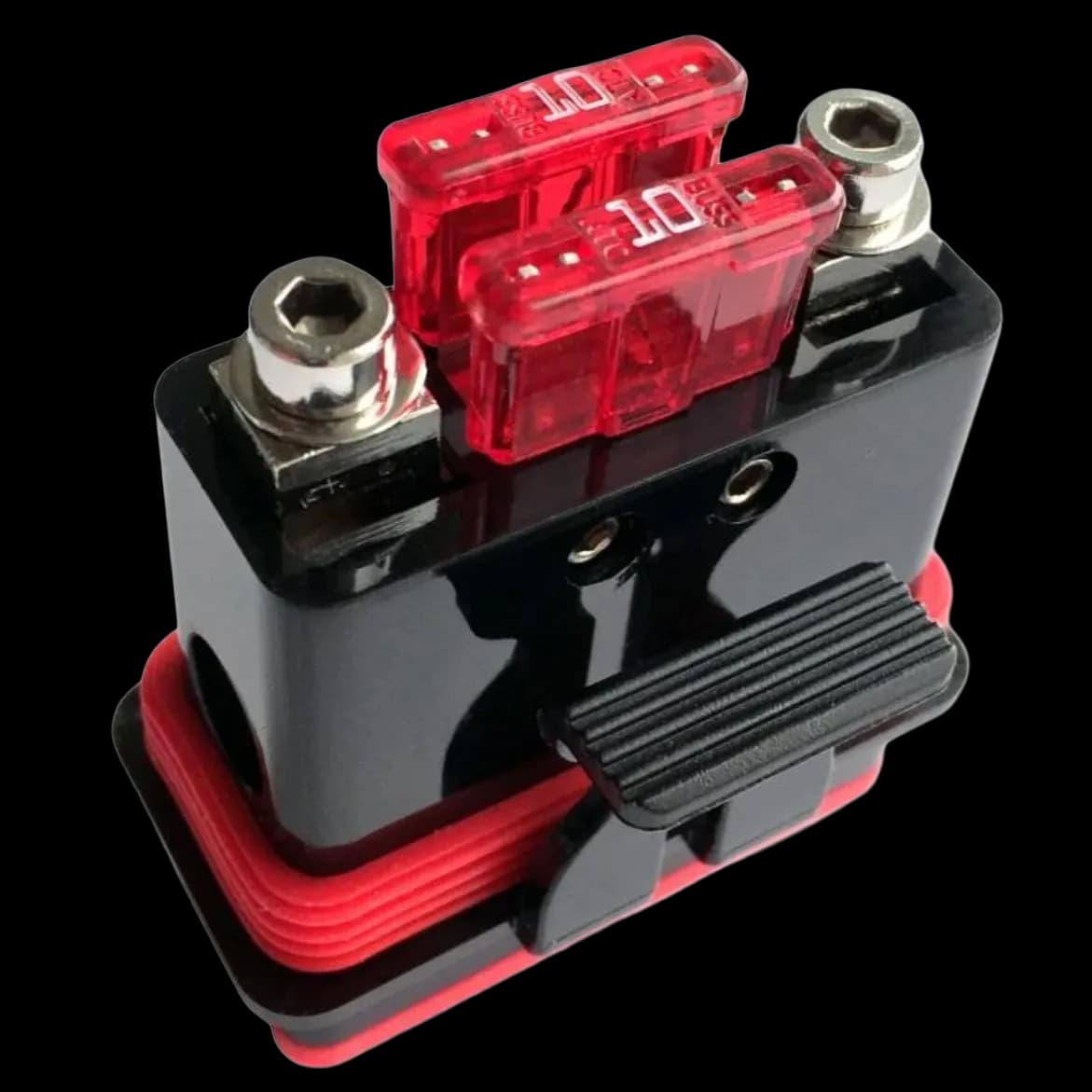 4AWG/8AWG Mini-ANL/Dual ATC Fuse Holder (Liquid, Mud, and Dust Resistant)