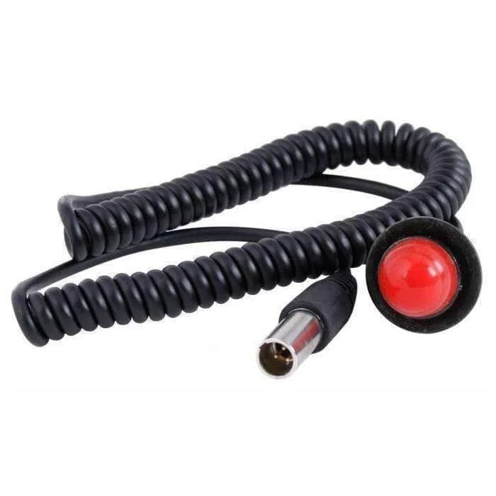 Hole Mount Steering Wheel Push to Talk (Ptt) With Coil Cord For Car Harnesses