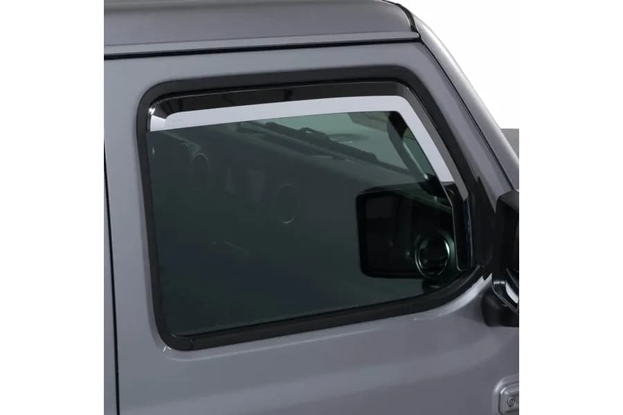 18c Wrangler Jl/20c Gladiator Front 2 Pc Chrome Element Window Visors