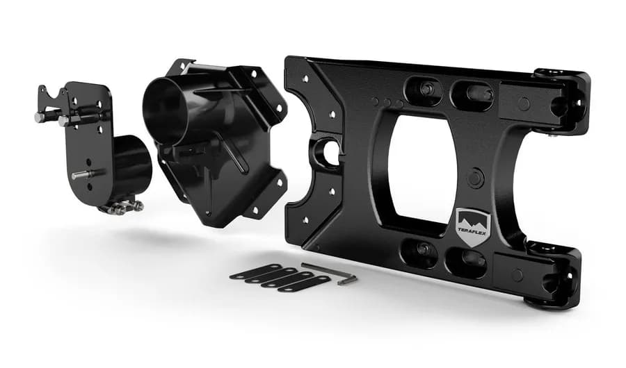 (Kit)0718 Wrangler HD Hinged Carrier With Adjustable Tire Mount