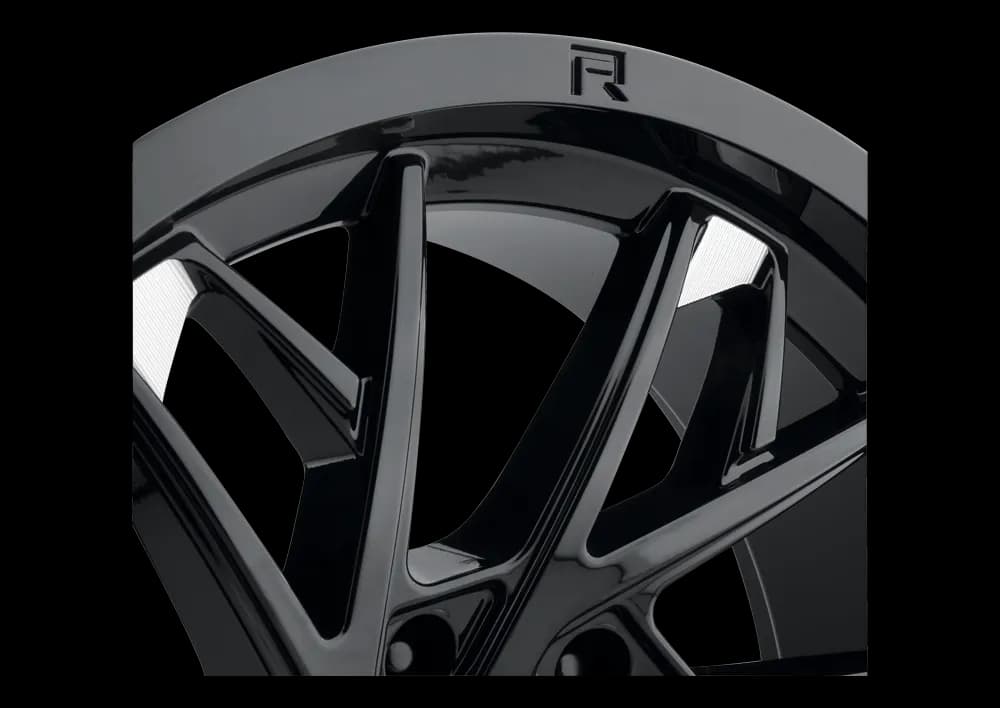 MR801 20x12 -40mm Offset 8x180 124.1mm Centerbore Gloss Black Milled