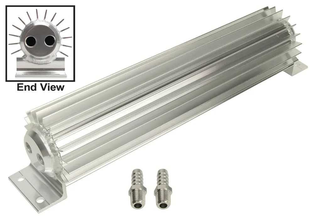 2 Pass Heat Sink Cooler 12 Long 3/8 Npt Inlets