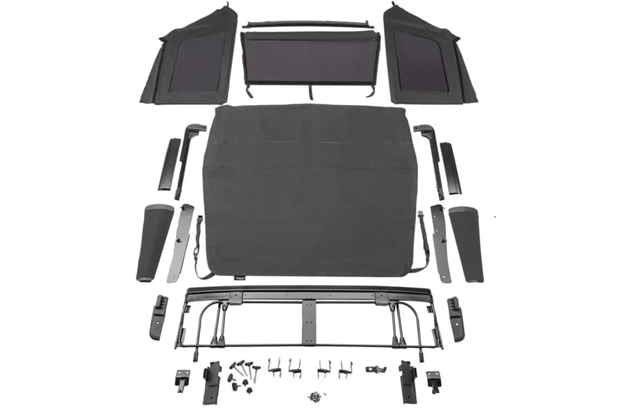 Rugged Ridge Voyager Frameless Soft Top - Black Diamond - JL 2Dr