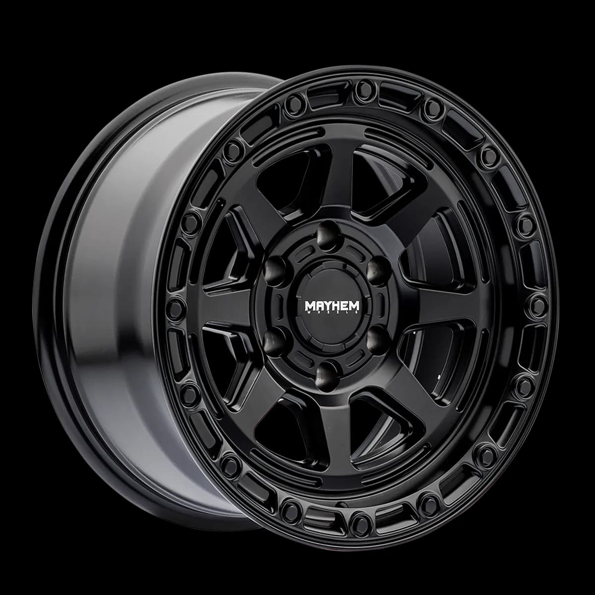 Mayhem Ridgeline (8306) Satin Black 20x9 8x170 18mm 125.2mm 8306-2970mb