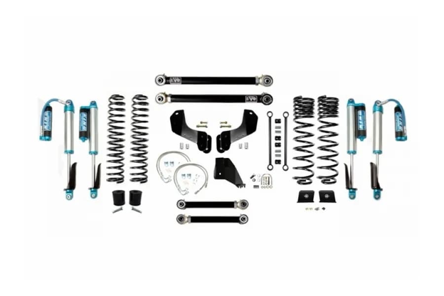 Evo Manufacturing 4.5in Enforcer Overland Stage 3 Lift Kit w/Evo Spec 2.5 King Shocks - JT