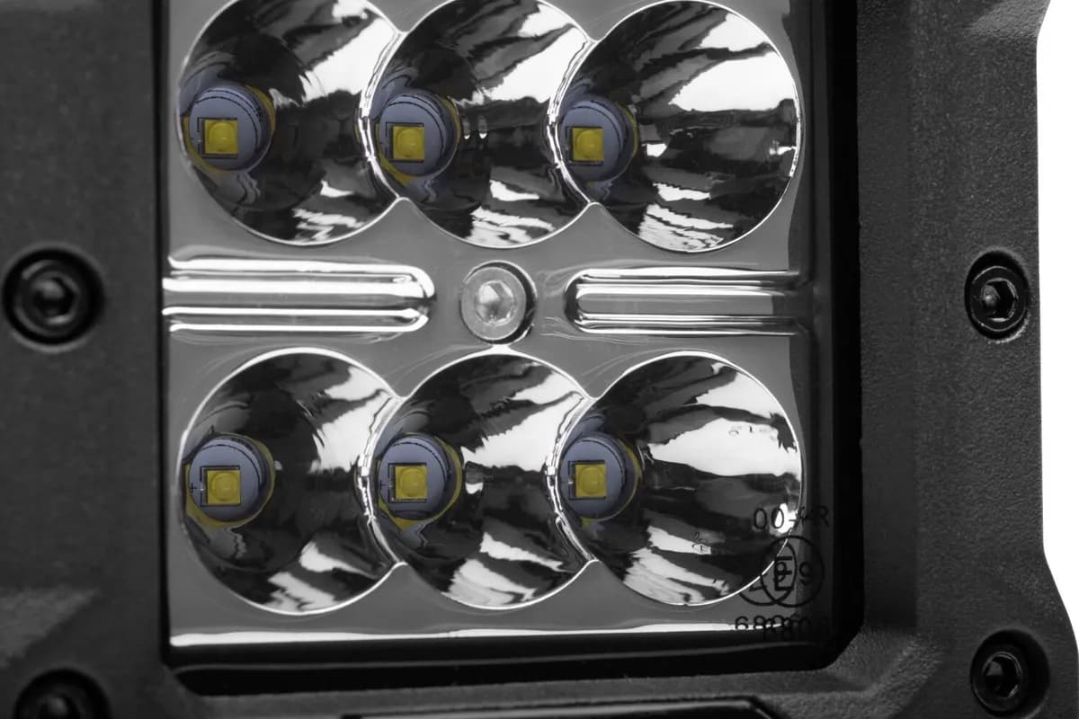 Go Rhino 751803023SCS Bright Series - 3x3 Cube LED Spot Lights, Pair