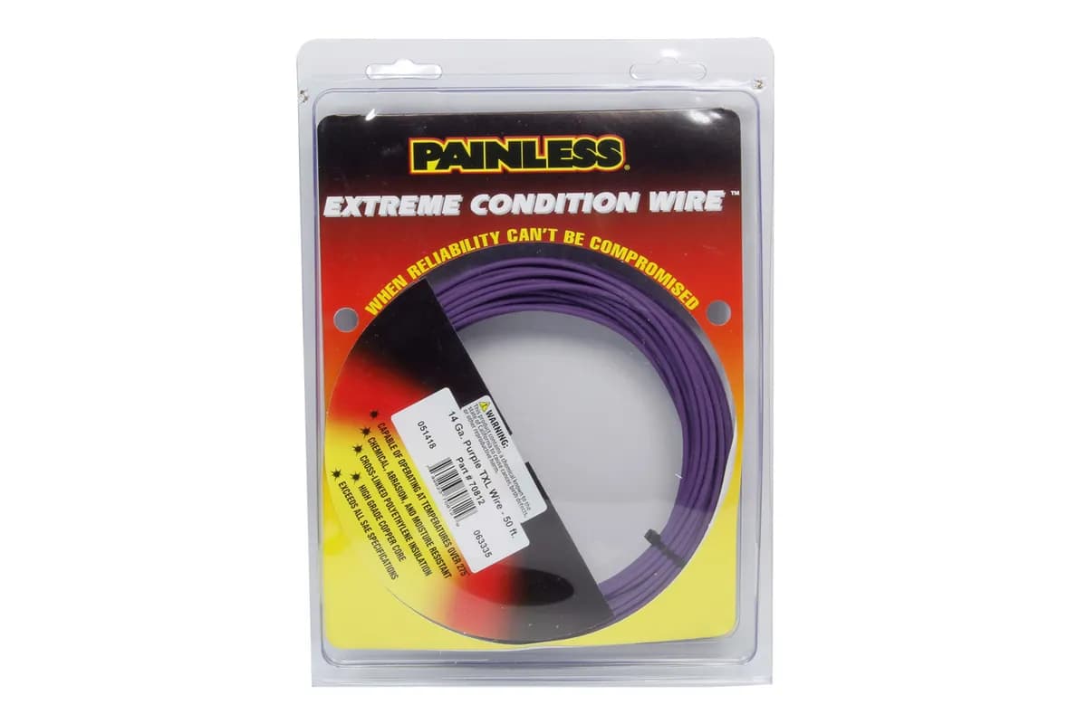 14 Gauge TXL Wire; 50 ft.; Purple;