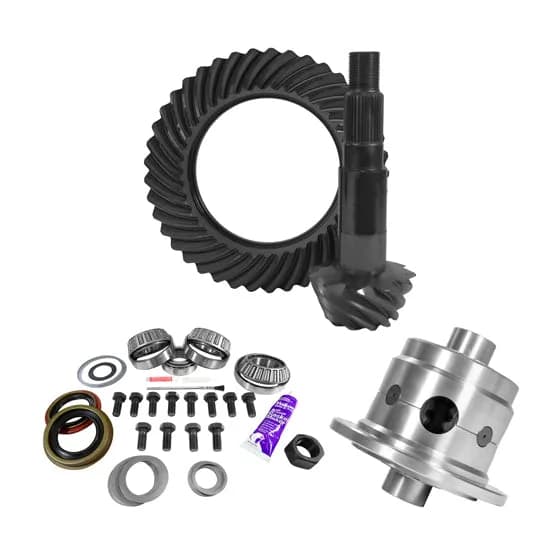 11.25 Inch Dana 80 3.54 Rear Ring & Pinion, Install Kit, 35 Spline Posi, 4.375 Inch Brg USA Standard