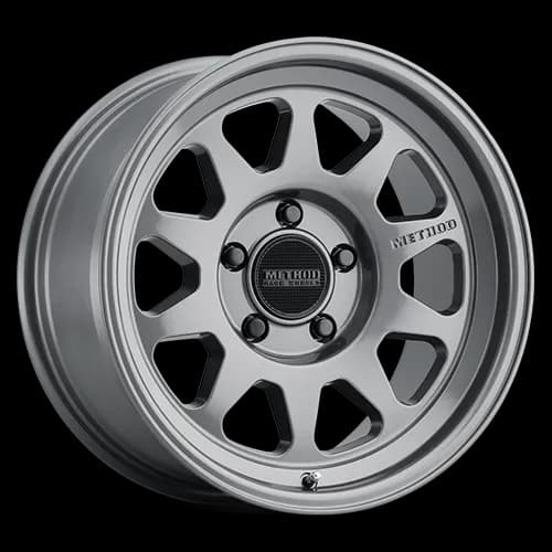 Aluminum Wheels 20x10 MR316 Bolt Pattern 5 On 127 Offset -18 Lip Size 1.77 Gloss Titanium TT Method