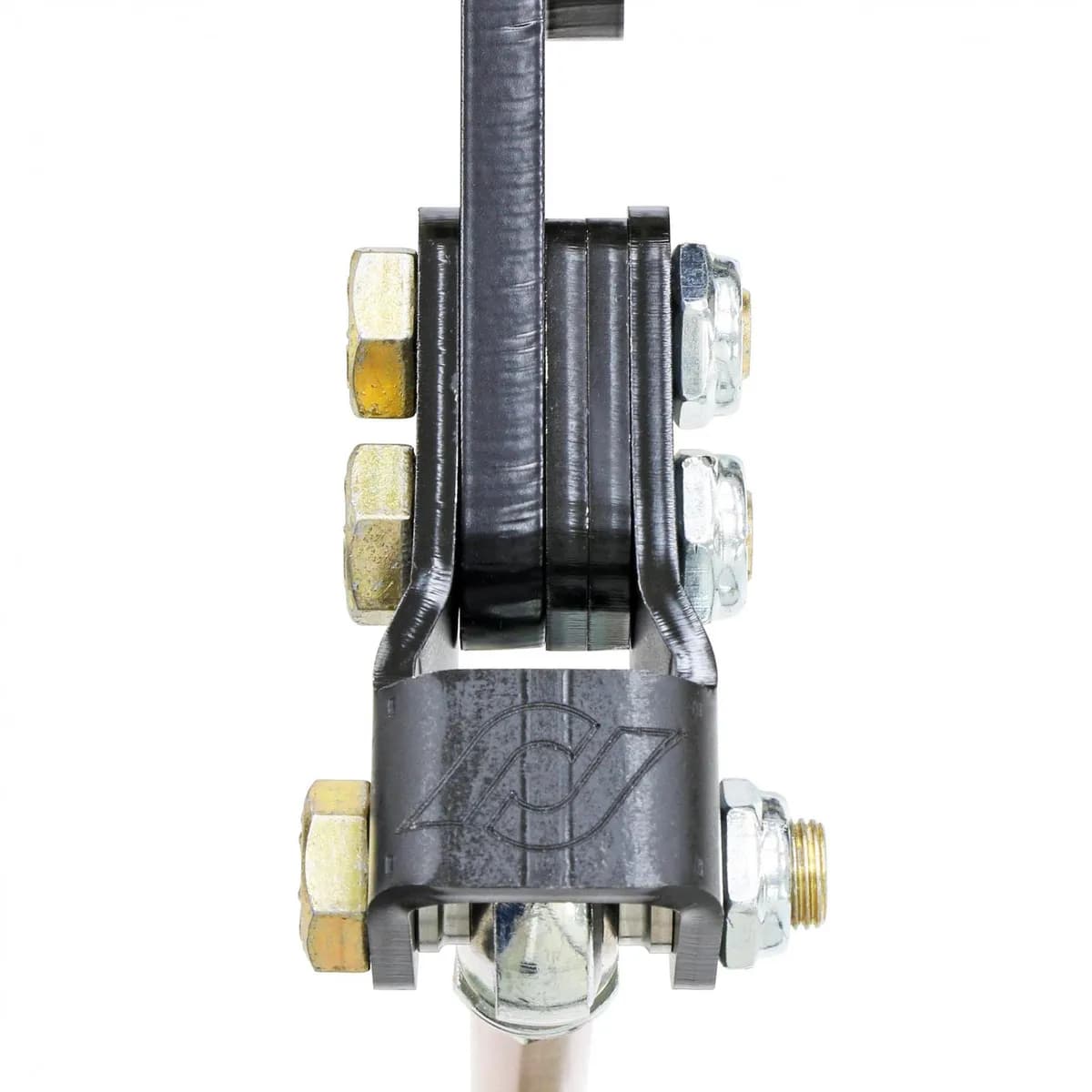 Antirock Double Shear End Link Bracket Kit Extends Arm Length 1.5 Inch Allows up to 1.25 Inch Link Offset Hardware Included Pair RockJock 4x4