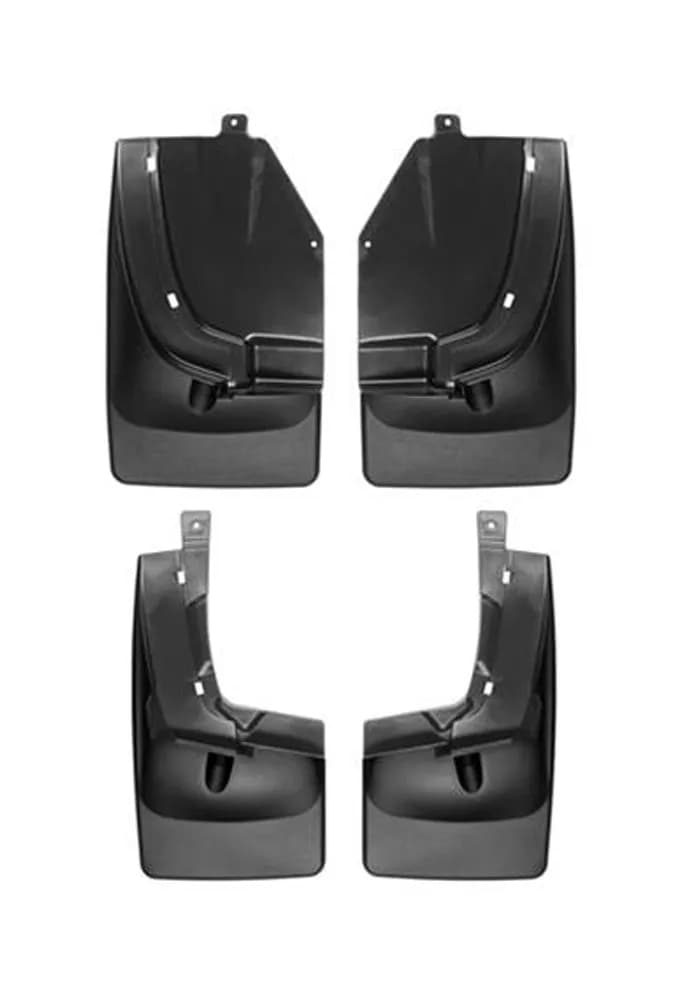 MudFlap No-Drill DigitalFit® MudFlap Kit; Black;