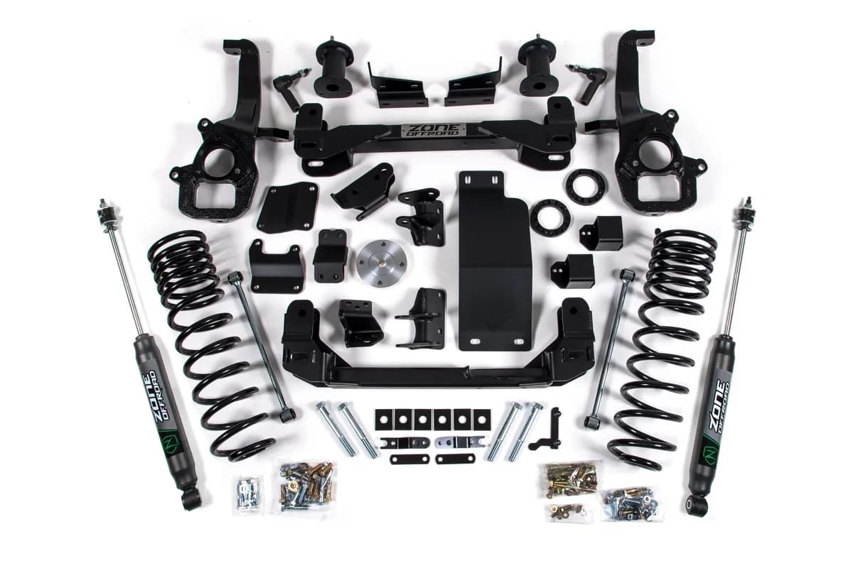 20-23 RAM 1500 4WD 4 Inch Front 3 Inch Rear Lift Kit Nwith Nitro Shocks Zone Offroad