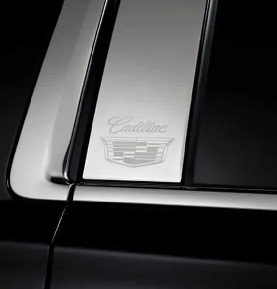 0714 Escalade Std Pillar Trim (Gm Licensed Etching) 4 Pcs