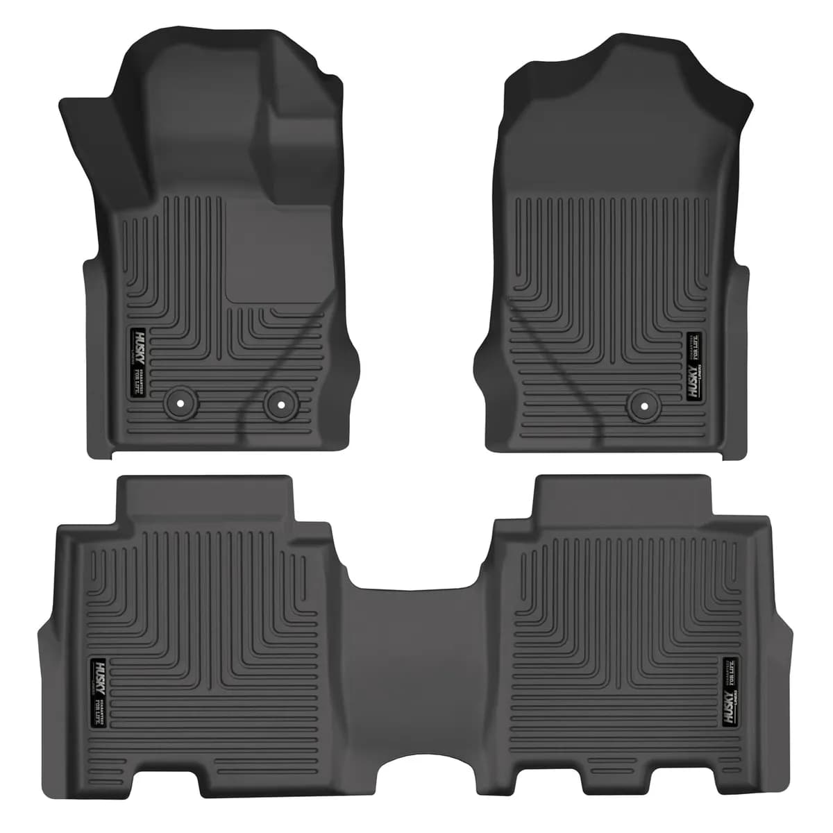 Husky Liner Weatherbeater Front and 2nd Seat Floor Liner Set - Bronco 4dr 2021+