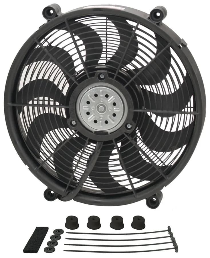 17 High Output Single RAD Pusher/Puller Fan with Standard Mount Kit