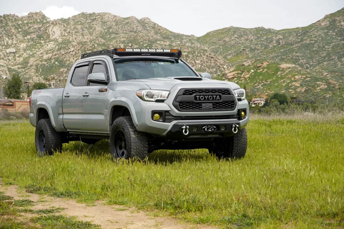 2016-2023 Toyota Tacoma DV8 Offroad Centric Winch Front Bumper