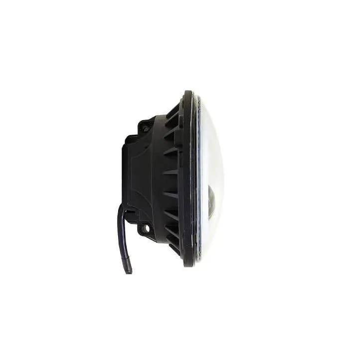 Quake LED - Qte968 - Jeep Jk/Cj/Tj 7 Inch Headlights And Fog Lights W/White DRL Halo And Amber Turn Signals