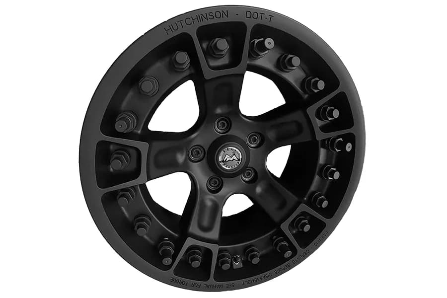Hutchinson Rock Monster Beadlock Wheel 18x9 5x5 51mm Offset Black - JT/JL/JK