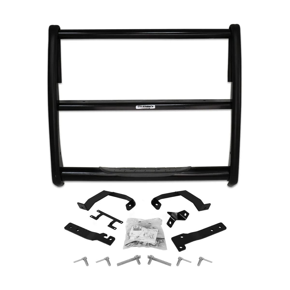 Go Rhino 3155B - 3000 Series StepGuard - Center Grille Guard Only - Black Powder Coat