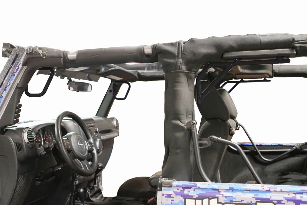 Interior Accessories 2007-2018 Grab Handles Front and Rear for 2 Door JK Black