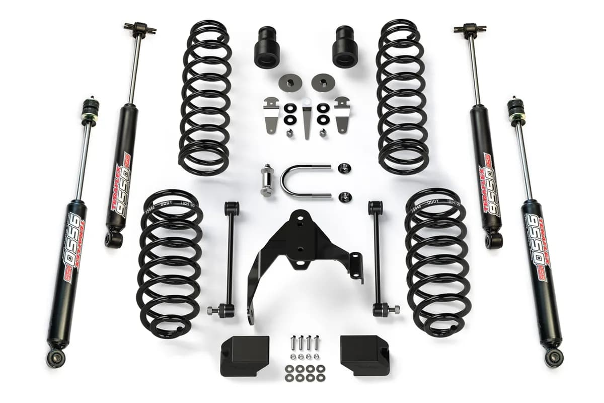 Teraflex 2.5in Coil Spring Base Lift Kit & 9550 VSS Twin-Tube Shocks - JK 4DR