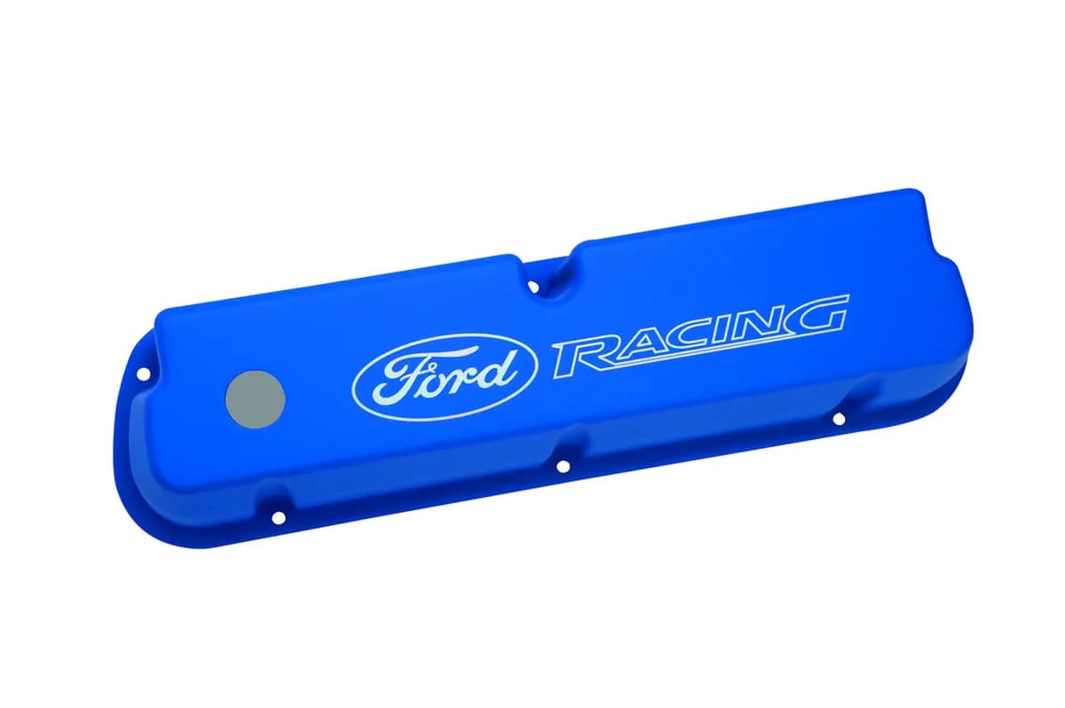 Ford Performance - Blue Satin Valve Covers - M-6582-LE302BL