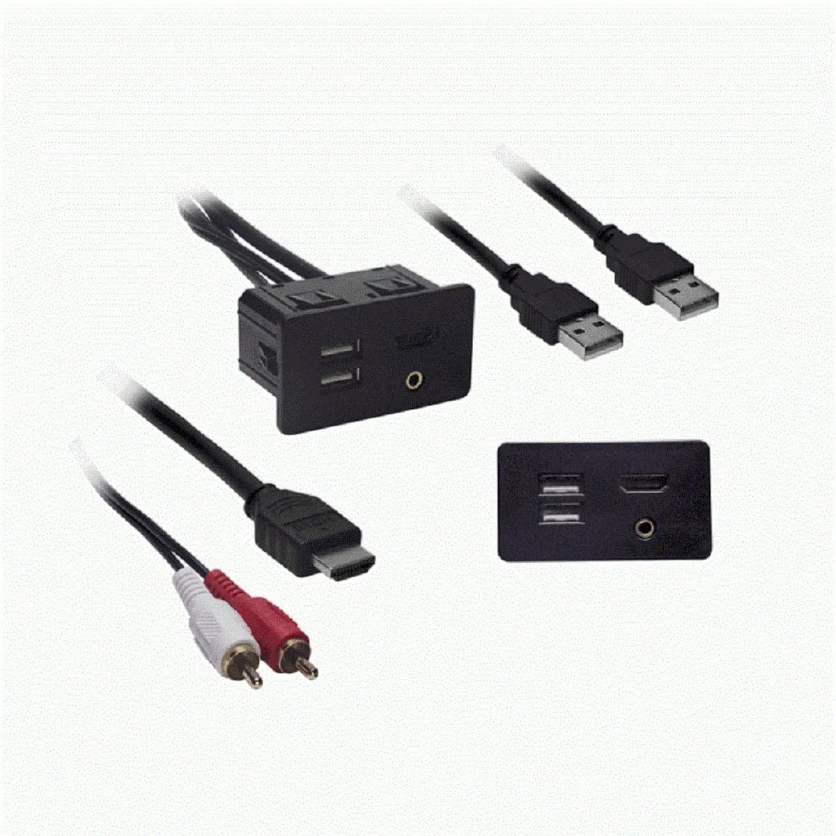 USB/AUX/HDMI Knockout Replacement Panel;