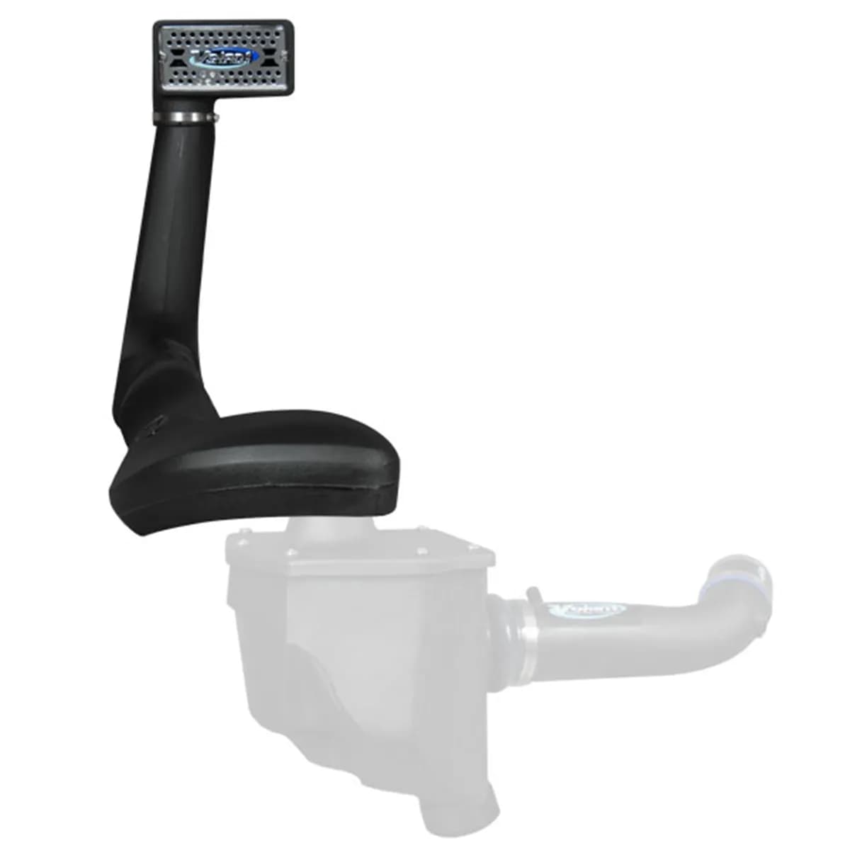 Cold Air Intake Kit; Incl. Closed Filter Box w/Snorkel/Air Duct/PowerCore® Filter/Connectors/Clamps;